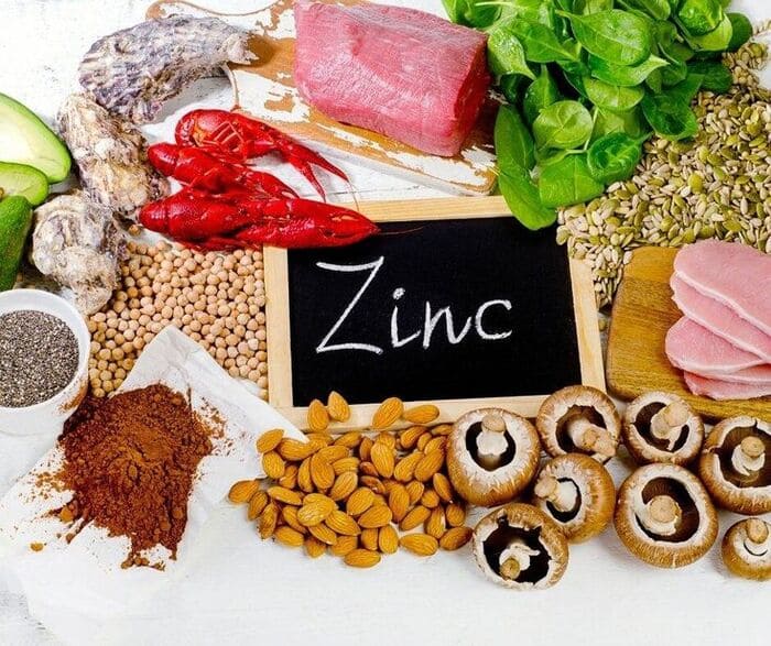 cải thiện gàu bổ sung thực phẩm vitamin kẽm