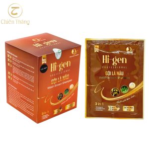 dầu gội phủ bạc gội là nâu hi gen hương nhân sâm gói