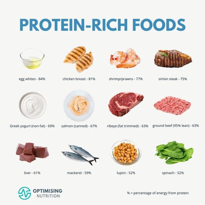nhóm thực phẩm giàu protein giúp làm chậm quá trình tóc bạc sớm