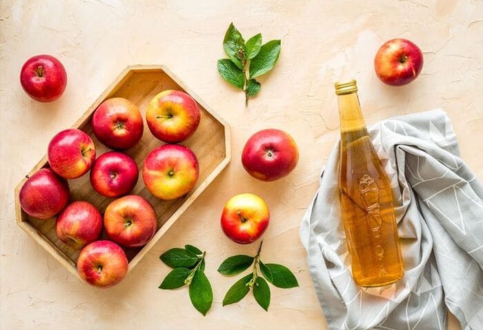 trị gàu ống tại nhà với giấm táo
