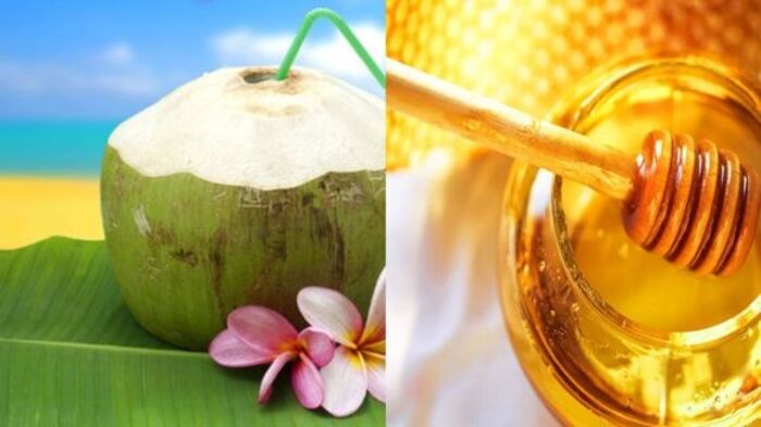 trị tóc bằng khế chua nước dừa mật ong