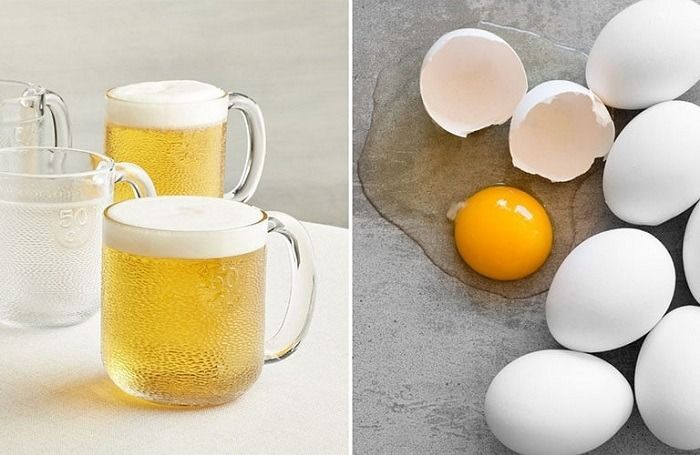 bí quyết ủ tóc bằng bia với trứng gà phục hồi tóc khô xơ