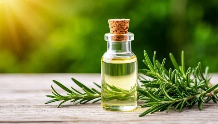 cách gội đầu bằng dầu dừa trị gàu với tinh dầu tràm trà