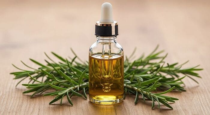 cách trị gàu bằng giấm táo với tinh dầu tràm trà