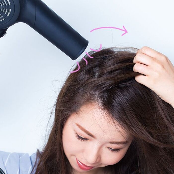 hướng luồng gió theo chiều tóc mọc