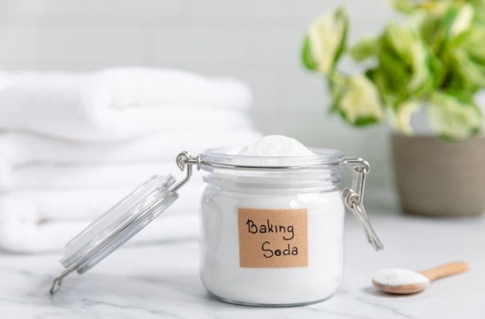 nha đam trị gàu baking soda