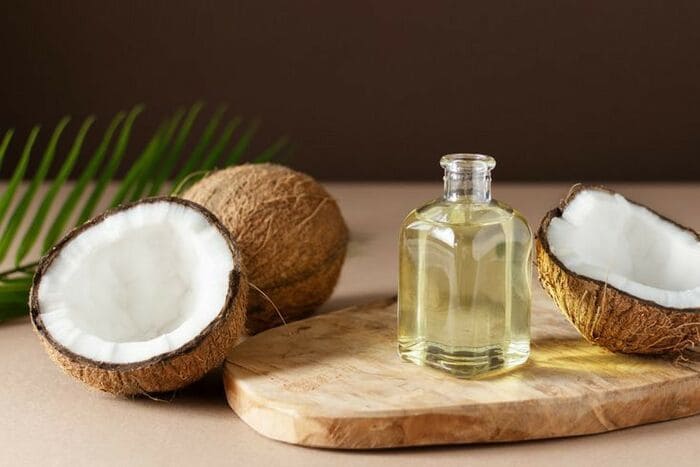 nha đam trị gàu dầu dừa