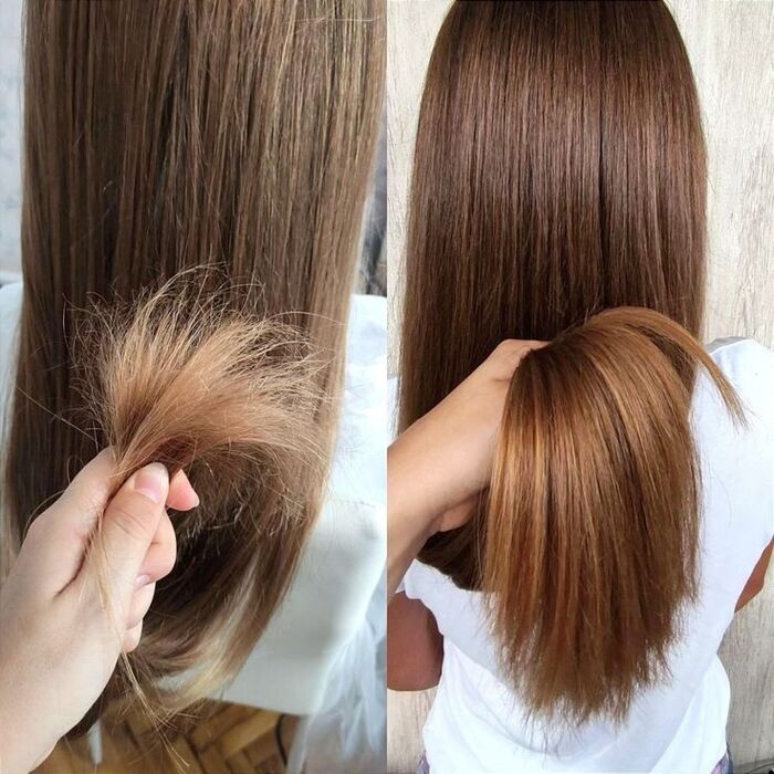 tóc bị khô mùa hanh khô