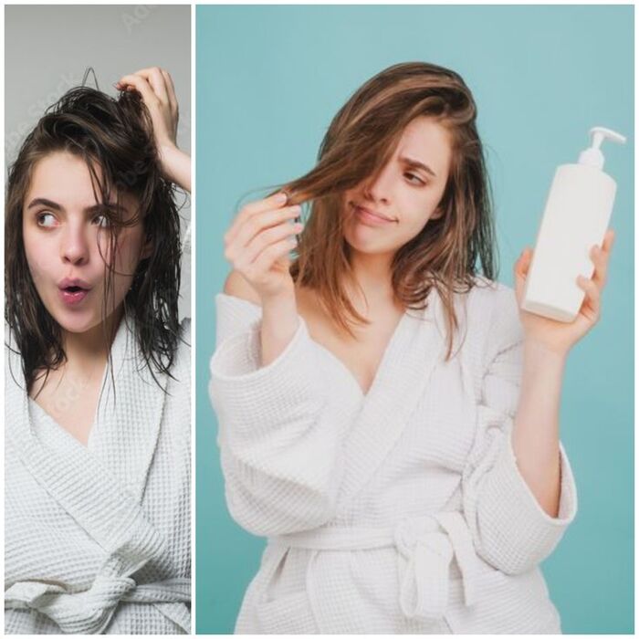 ủ tóc mỗi tuần nhuộm tóc khô