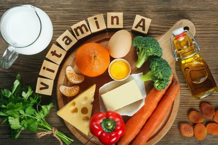 vitamin A tóc khô xơ thiếu chất gì