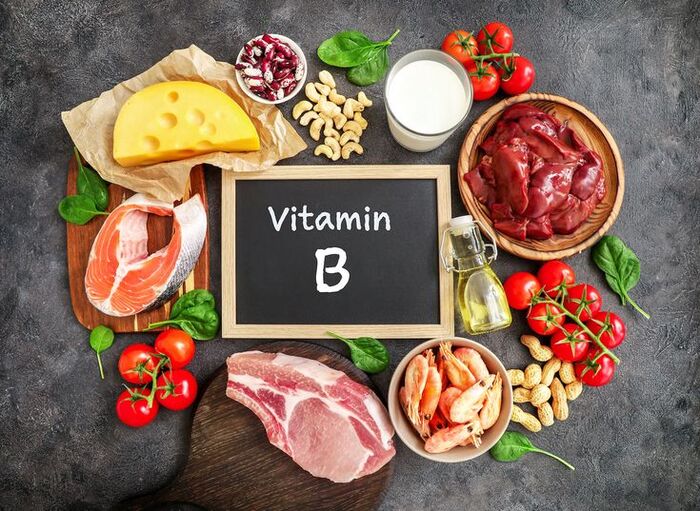 vitamin B tóc khô xơ thiếu chất gì